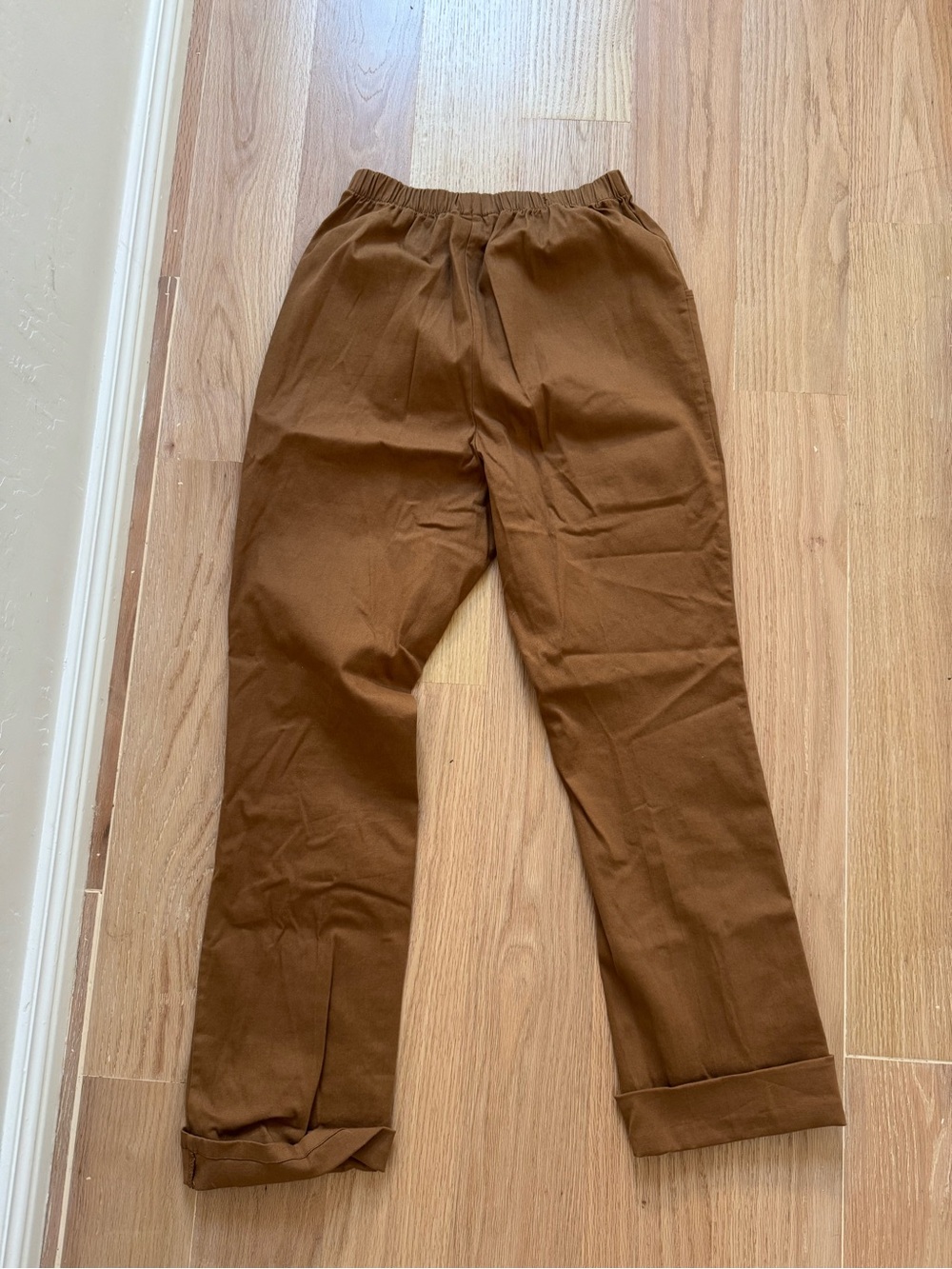 Women’s Vintage Camel Cotton Trousers
